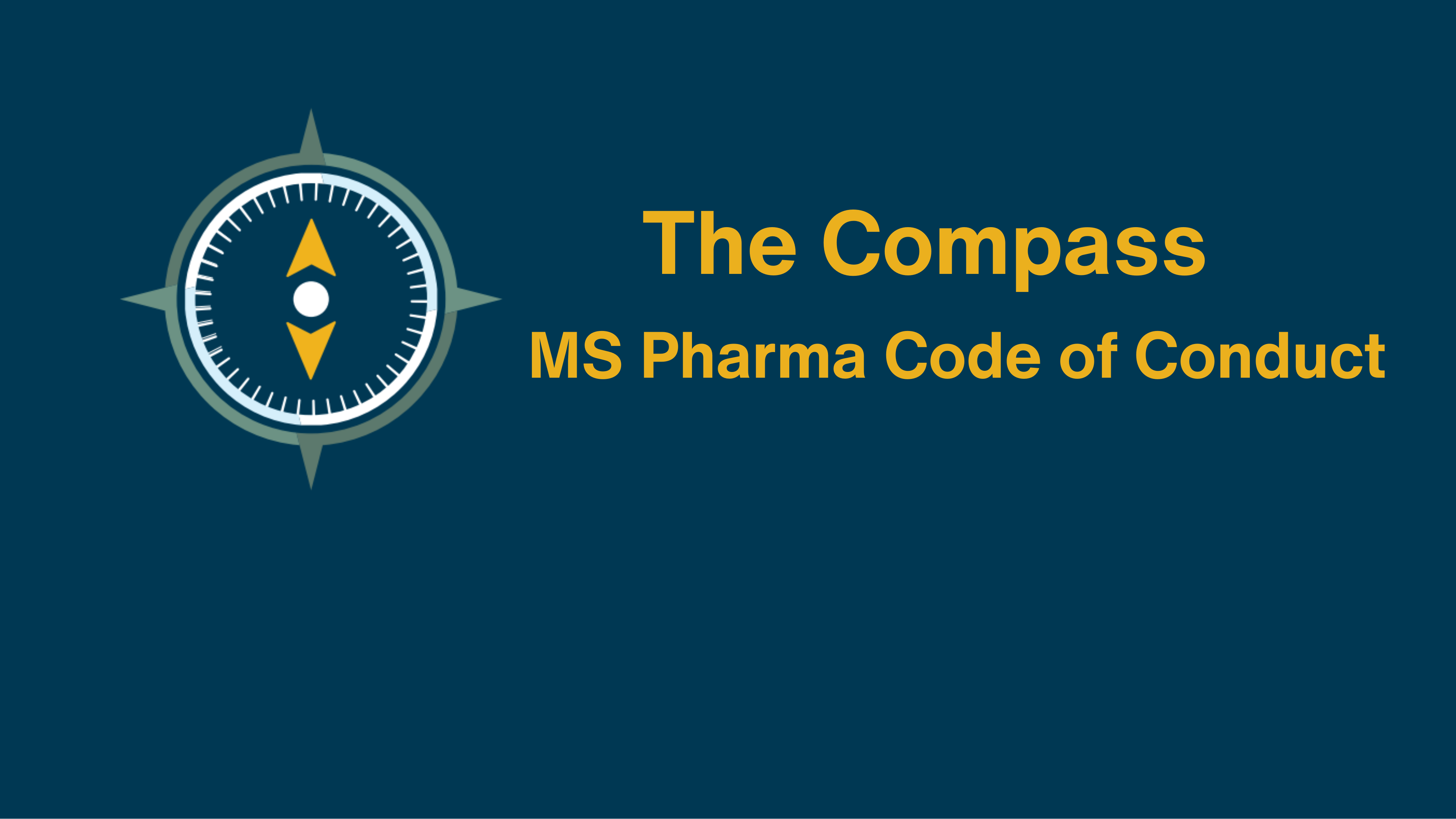 The Compass - MS Pharma Code of Conduct